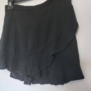 Altar'd State Black Ruffle Skort, Small